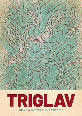 Triglav Topographic Map