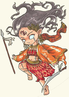 Ancient Filipina Warrior