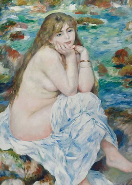 SEATED BATHER Renoir