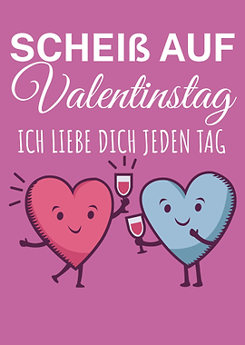 Valentins Liebe Jeden Tag