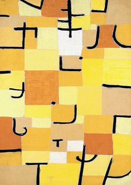 Paul Klee Signs in Yellow
