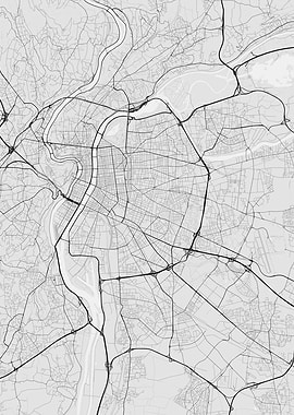 Lyon France Map