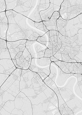 Dusseldorf Germany Map