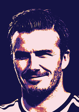 David Beckham Pop Art