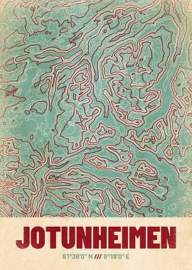 Jotunheimen Topo Map