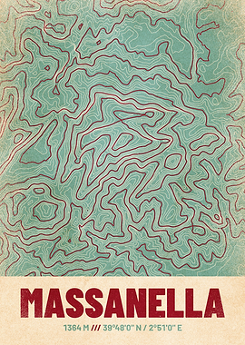 Massanella Topographic Map