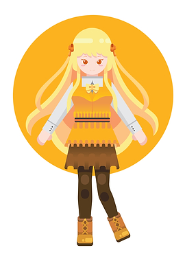 Ahika Flat Character