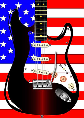 The USA Stars and Stripes