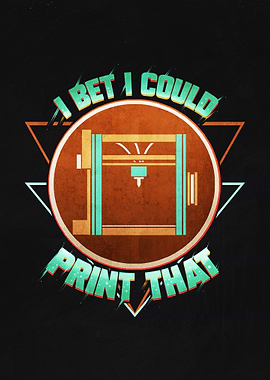 3D Printer Geek Funny Pun