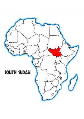 South Sudan Map