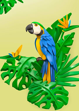 exotic parrot