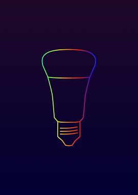Lightbulb RGB ON