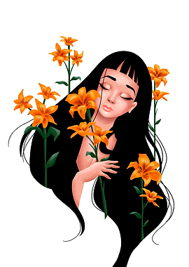 Blooming girl