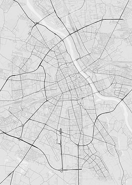 Warsaw Poland Map