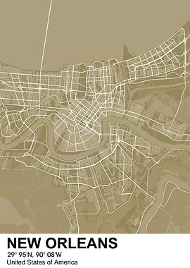 new orleans color map