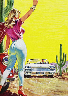 Stuck in Nowhere Pulp Art
