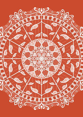 Terracotta Mandala