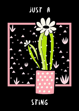 Just a Sting Cactus Plant