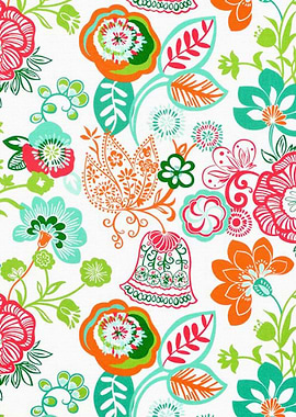 Shabby Floral Pattern 02
