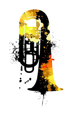 Tuba Abstract Design