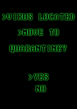 Retro Computer Virus