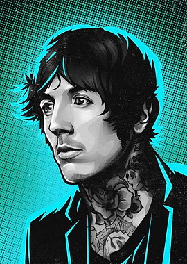 Oliver Sykes in Vector Art