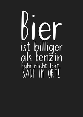 Bier Sauf im Ort