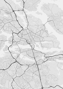 Stockholm Sweden Map
