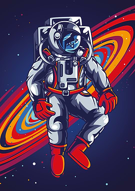 Astronaut Lost In Space