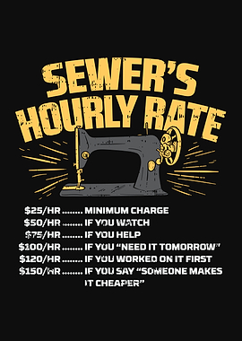 Funny Sewer Sewing Design