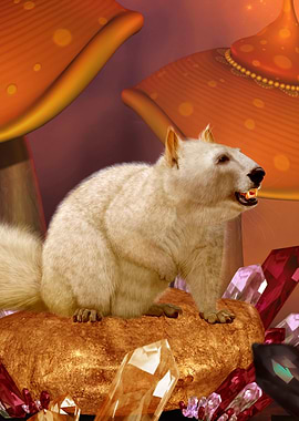 Awesome funny squirrel pol