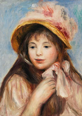 Girl with Pink Bonnet