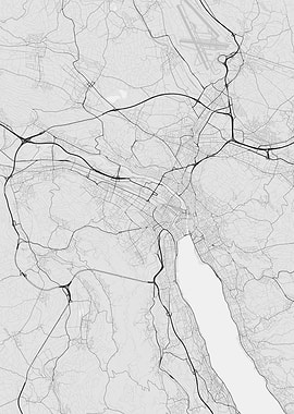 Zurich Switzerland Map