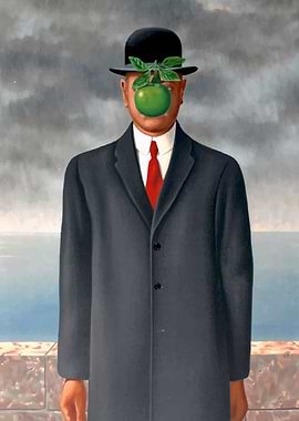 Rene Magritte Son of Man