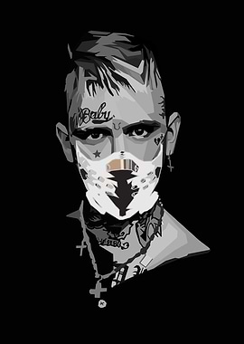 Lil Peep Face Mask
