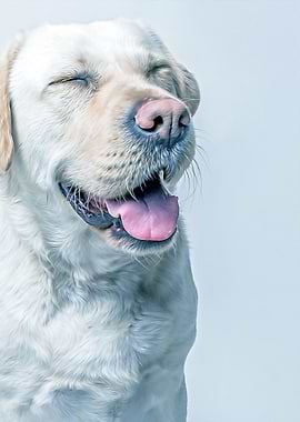 Labrador Oil Painting