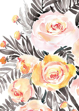 Abigail rose gold bouquet