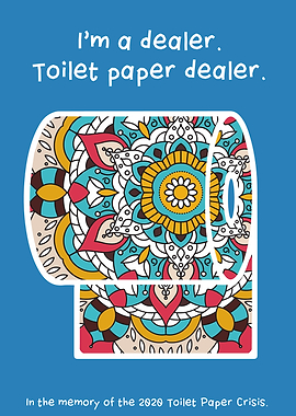 Toilet Paper Mandala 2020