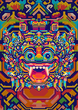 BARONG HEAD POP ART