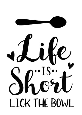 Life is Short Spoon