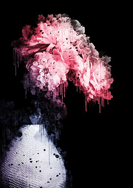 Abstract Flower Painting