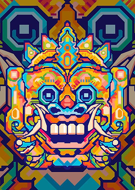 BARONG HEAD POP ART