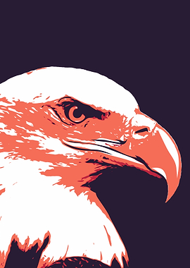 Bald Eagle Pop Art