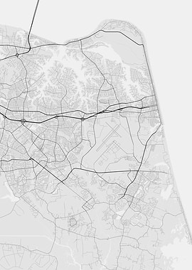 Virginia Beach USA Map