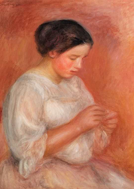 Woman Sewing