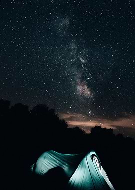Camping under the MilkyWay