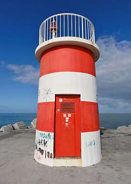 Lighttower in Nazare 04