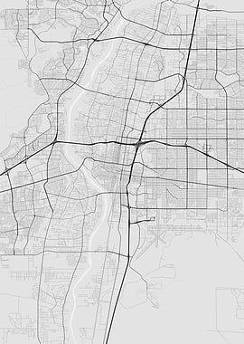 Albuquerque USA Map