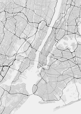 New York USA Map