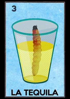 La Tequila Loteria Card